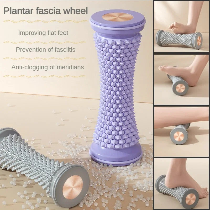 PuraDorse Roll, le rouleau de massage plantaire à picots, coloris gris