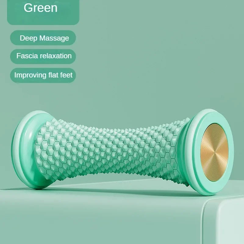Le rouleau plantaire PuraDorse Roll vu de face, surface à picots